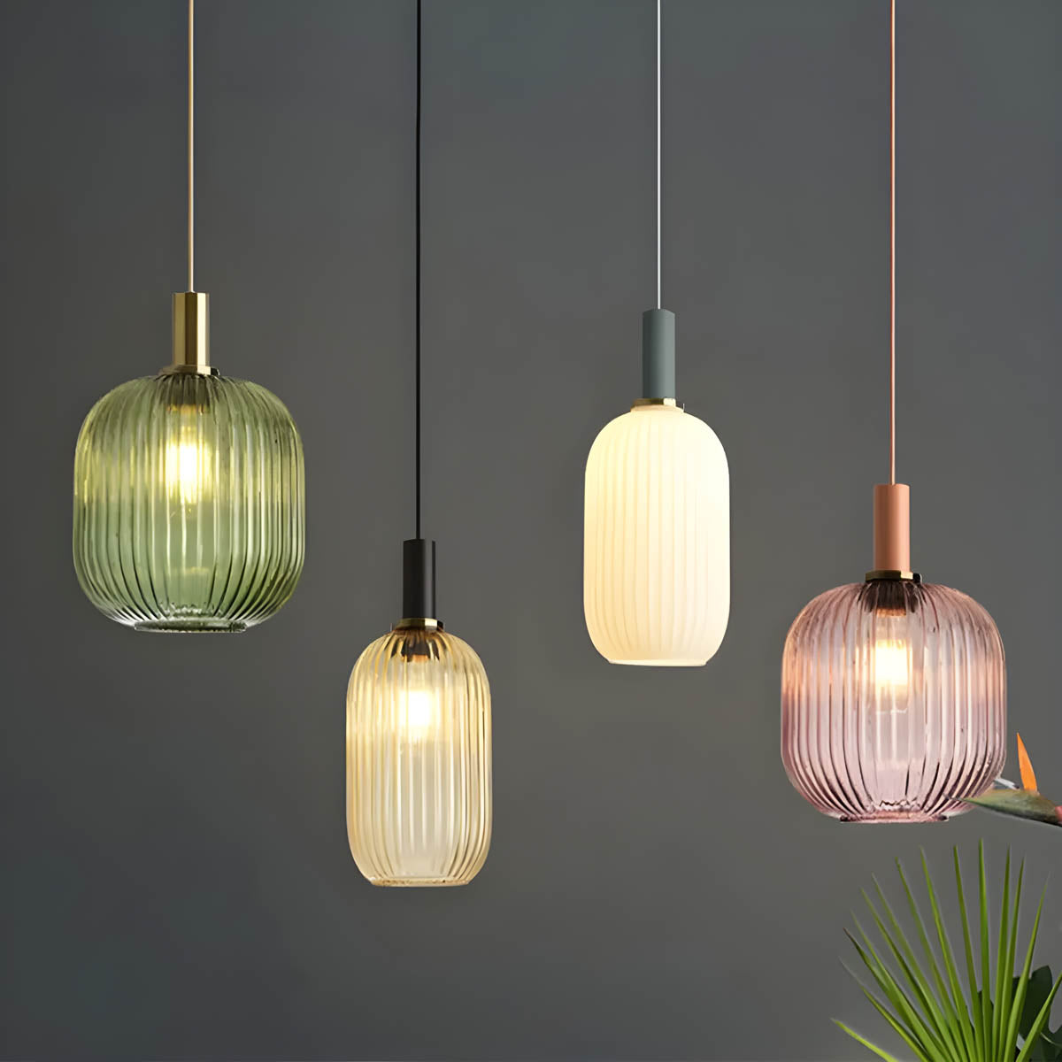 Hanos Colored Glass Pendant Light