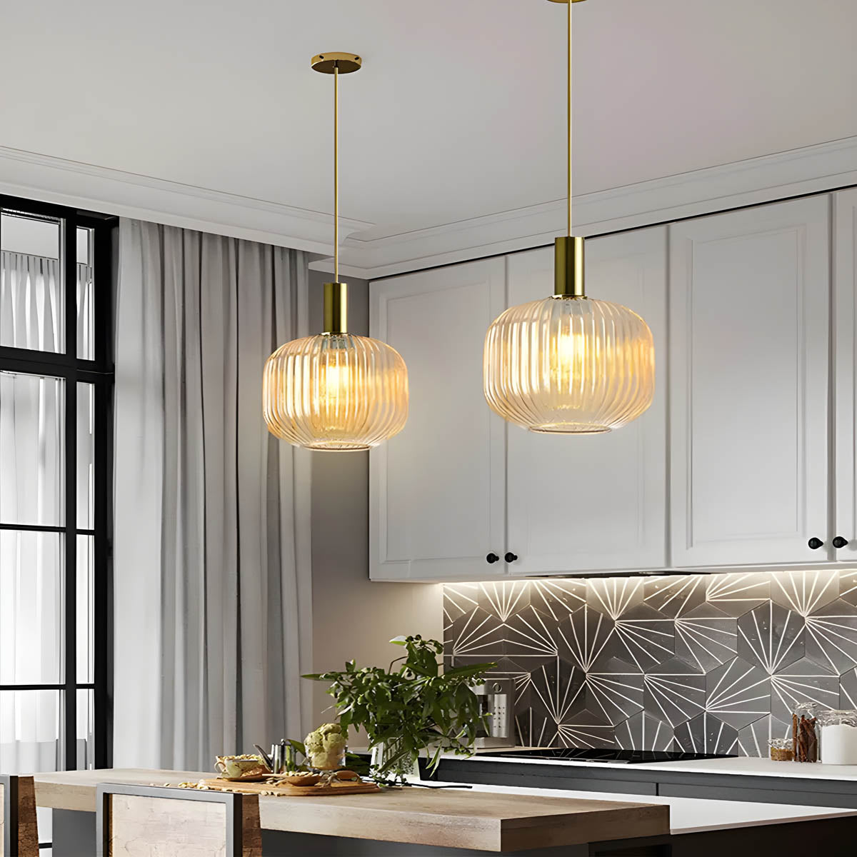Hanos Colored Glass Pendant Light