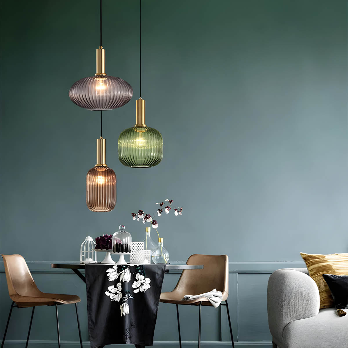 Hanos Colored Glass Pendant Light