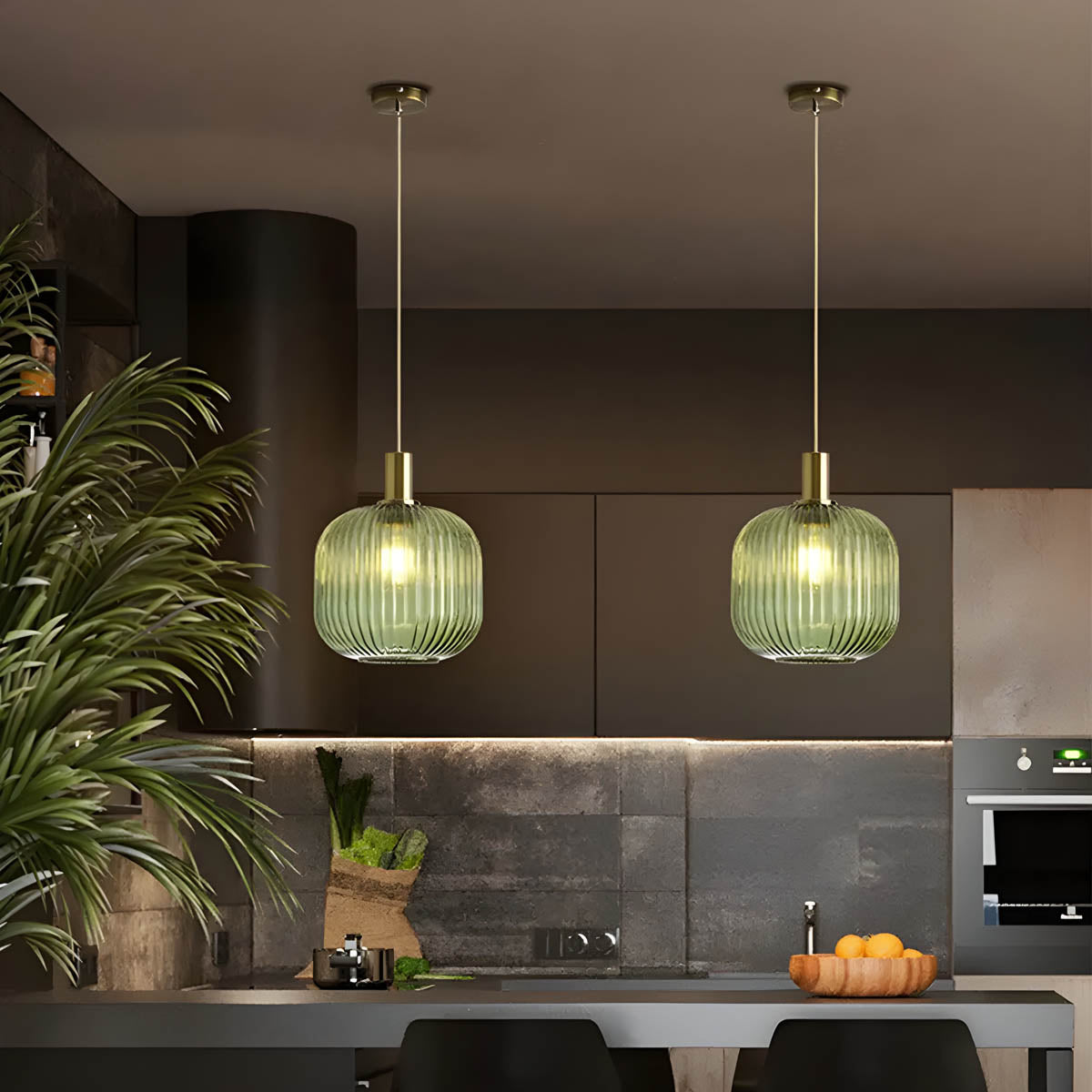 Hanos Colored Glass Pendant Light