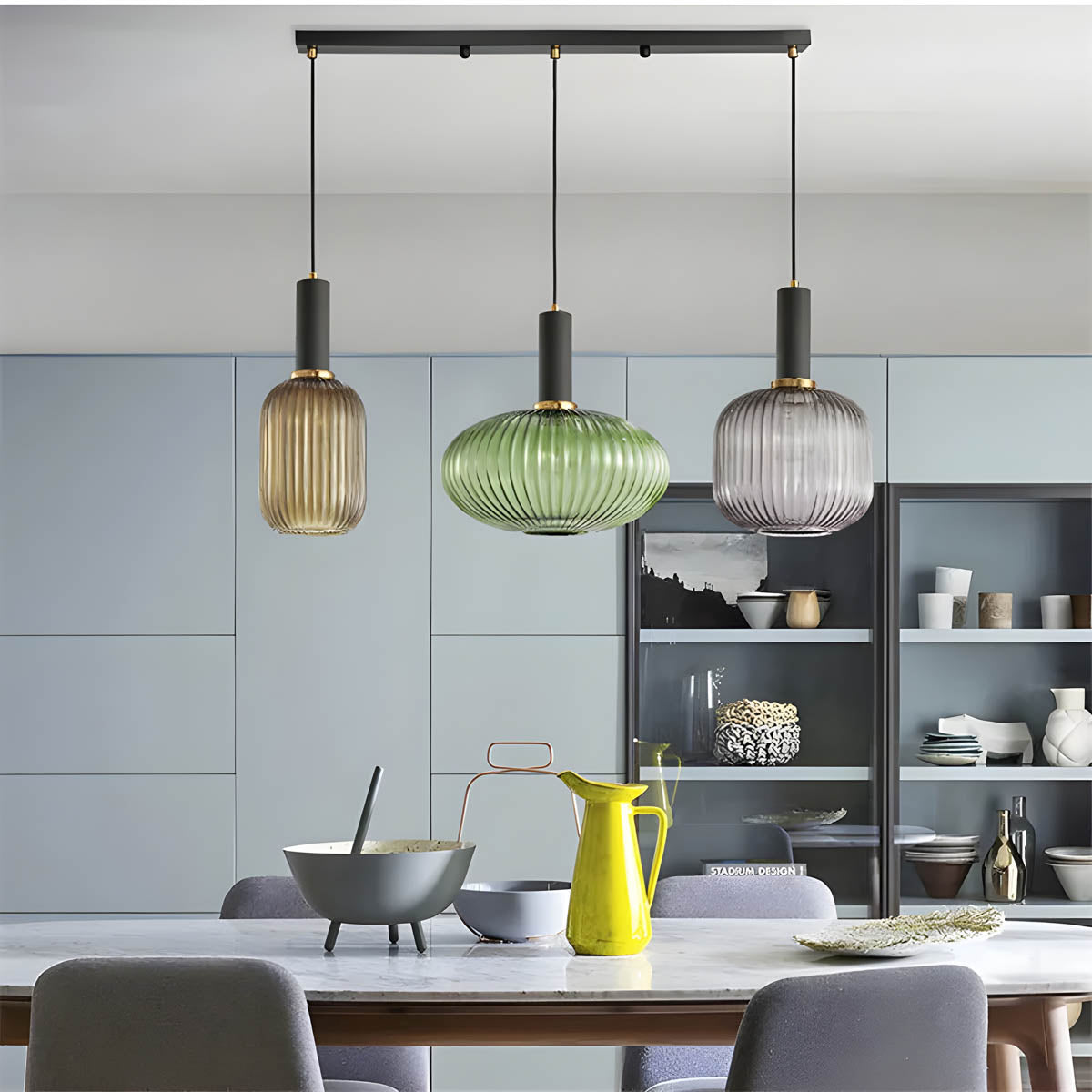 Hanos Colored Glass Pendant Light